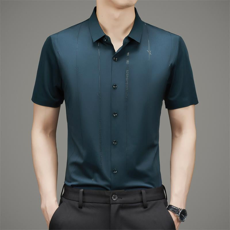 ✨Men's Stretch Anti-Wrinkle Ice Silk Shirt✨