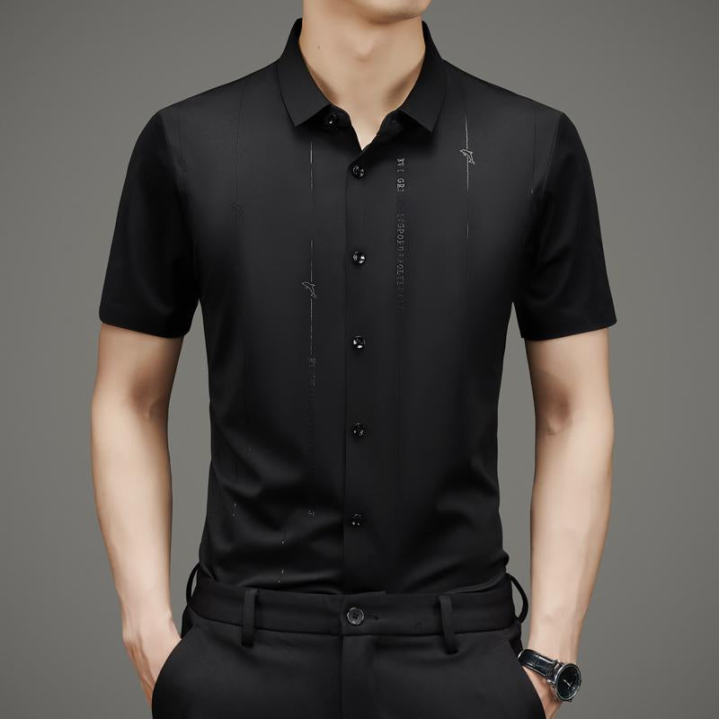 ✨Men's Stretch Anti-Wrinkle Ice Silk Shirt✨