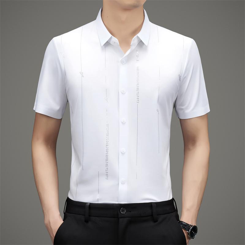 ✨Men's Stretch Anti-Wrinkle Ice Silk Shirt✨