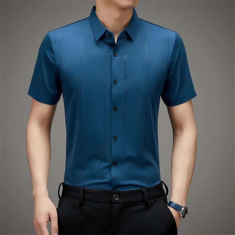 ✨Men's Stretch Anti-Wrinkle Ice Silk Shirt✨