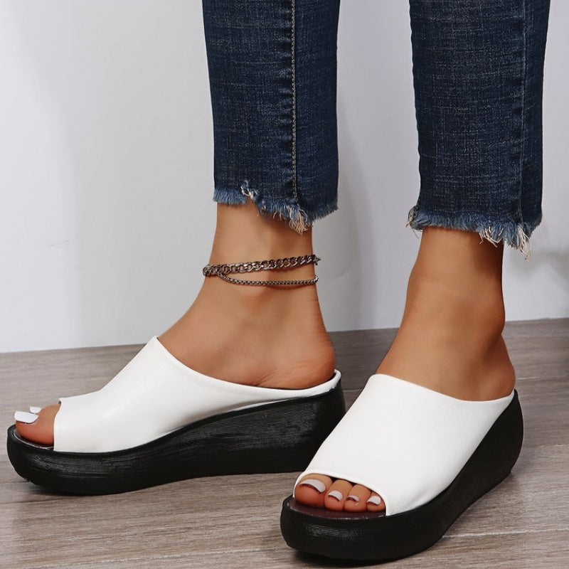 Sandalias de tacón abiertas para mujeres para mujeres