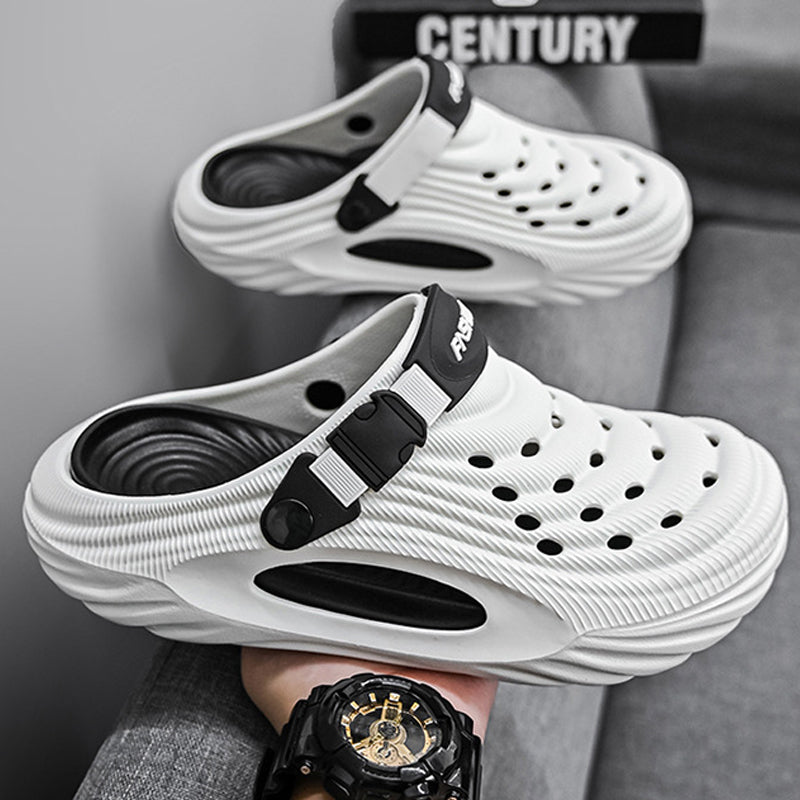 Atmungsaktive Slip-On-Sandalen für Herren👣Zwei Arten, ein Paar Schuhe zu tragen👣
