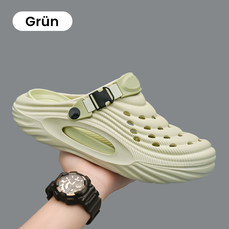 Atmungsaktive Slip-On-Sandalen für Herren👣Zwei Arten, ein Paar Schuhe zu tragen👣