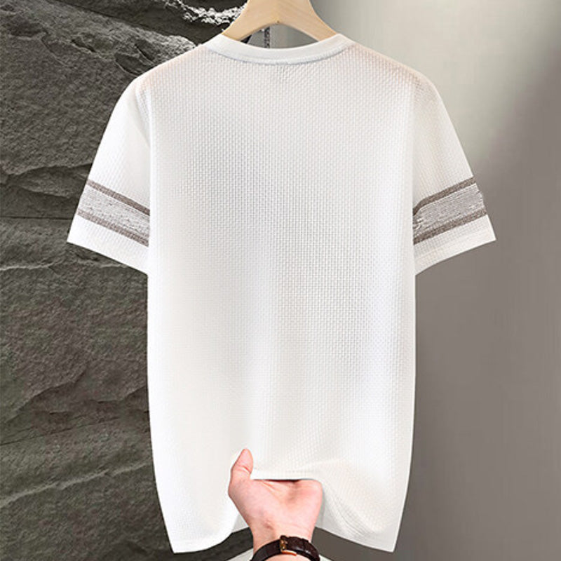 ⏳ Begrenzte Zeit 50% Rabatt 💥Bedrucktes Kurzarm-T-Shirt mit Rundhalsausschnitt für Männer(Je mehr Sie kaufen, desto höher der Rabatt)