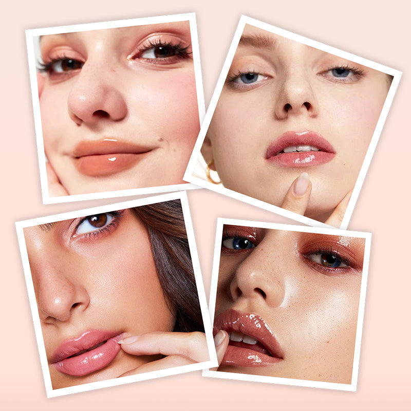 Obst- und Blumen-Dufthydratierender Lippenöl mit leuchtendem Finish