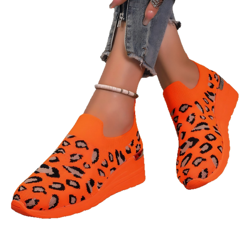 Atmungsaktive, bequeme Damen-Mesh-Slipper mit dicker Sohle