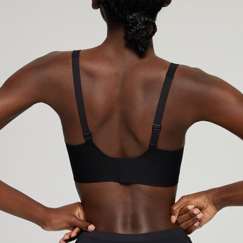 🍁Letzter Tag: 50% Rabatt✨Nahtloser Push-up-BH mit tiefem V-Ausschnitt und ohne Bügel