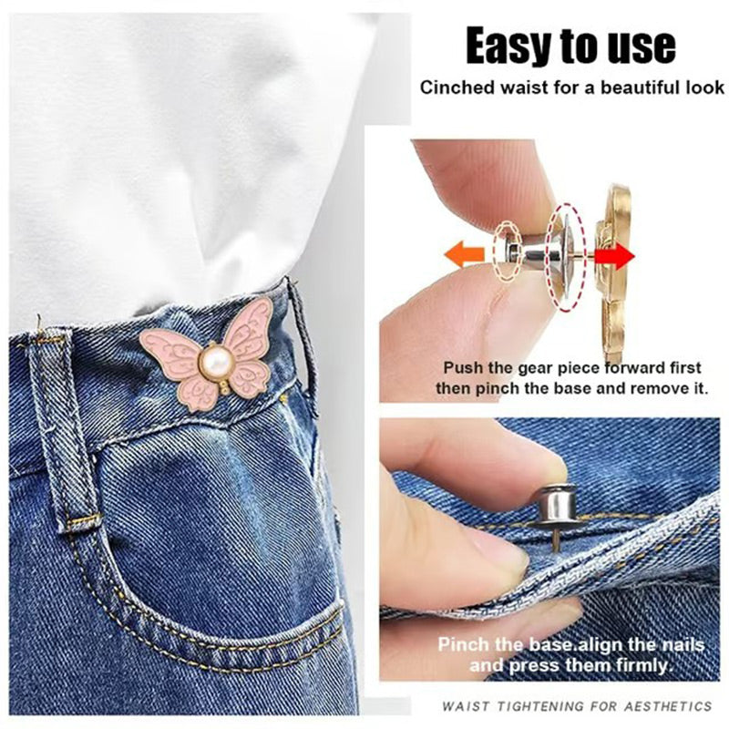 💗LETZTER TAG AKTION - 49% RABATT💗Removable Butterfly Waist Adjustment Buckle