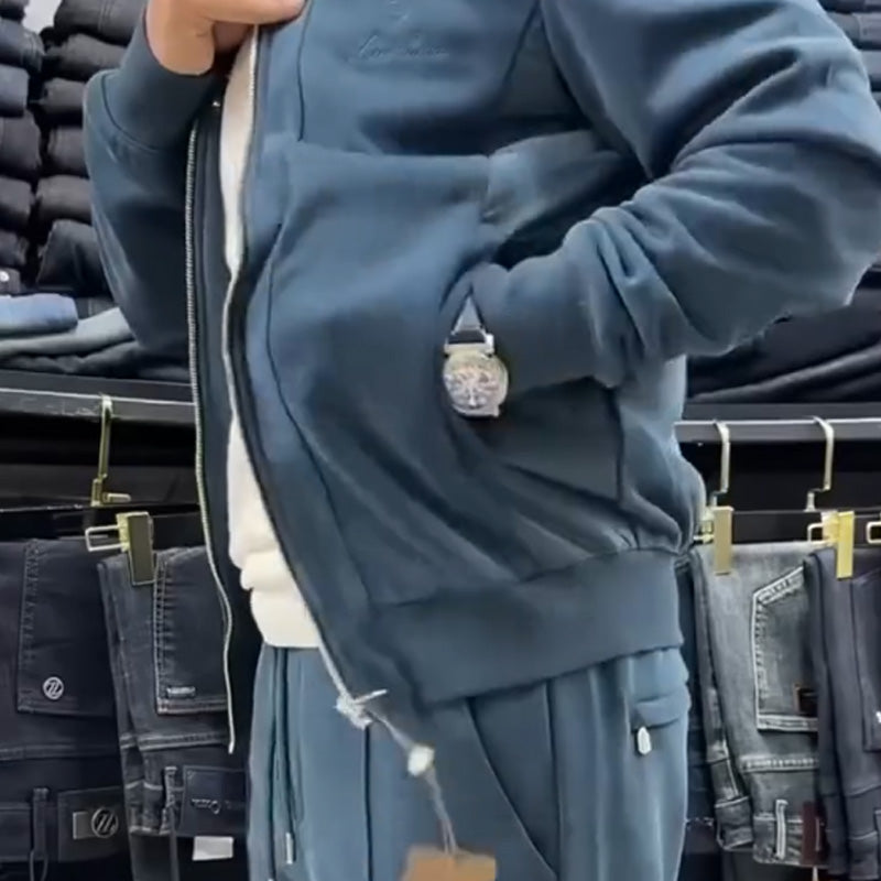 🍁Herren-Zweiteiler mit Freizeitjacke und Hose📦Freie Lieferung📦