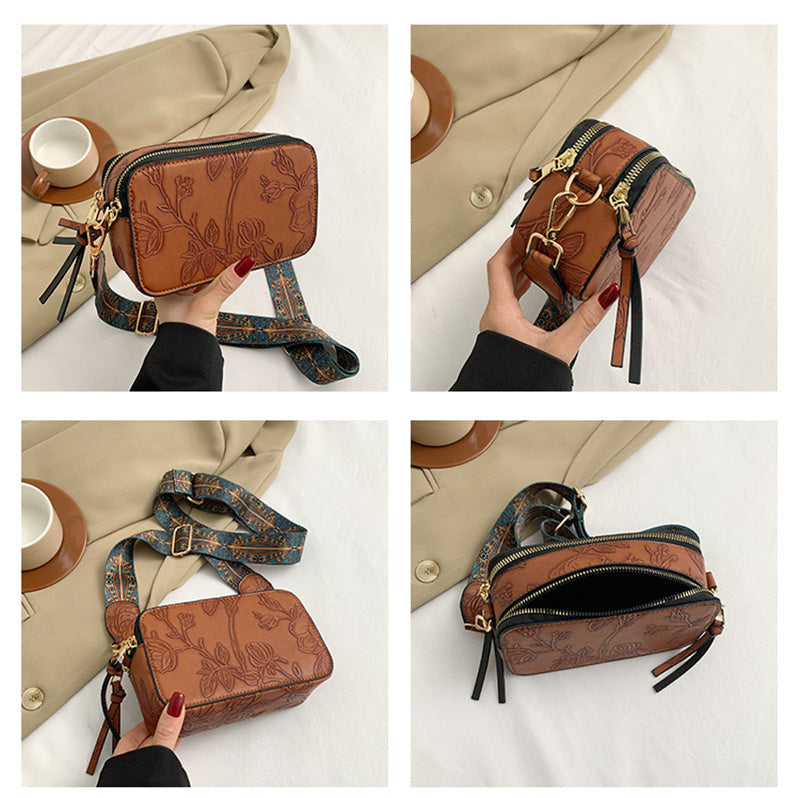 Stilvolle Umhängetasche im Vintage-Stil für Damen
