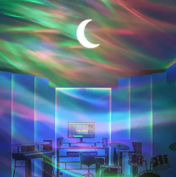 🌌 50% RABATT JETZT! ✨ Nordlichtprojektor - 360° Farbwechsel mit Sternenhimmel-Effekt für eine Magische Atmosphäre zu Hause ✨🔮