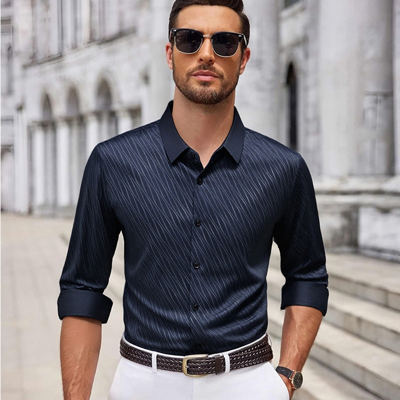 đ„Black-Friday-Mega-Angebot â 50 % Rabatt!đ„LĂ€ssiges, modisches Langarmhemd fĂŒr Herren