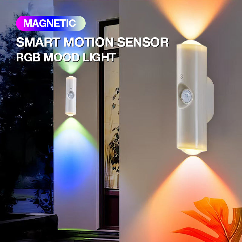 💜 LETZTER TAG DER AKTION – 50 % RABATT 💜Magnetisches intelligentes Bewegungssensor-RGB-Stimmungslicht