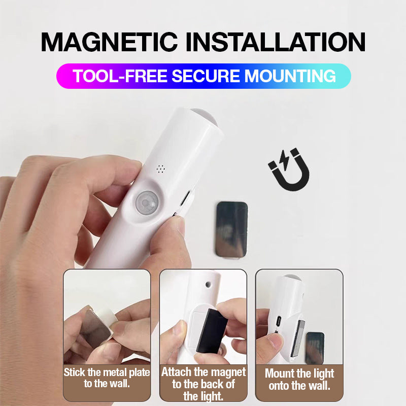 💜 LETZTER TAG DER AKTION – 50 % RABATT 💜Magnetisches intelligentes Bewegungssensor-RGB-Stimmungslicht