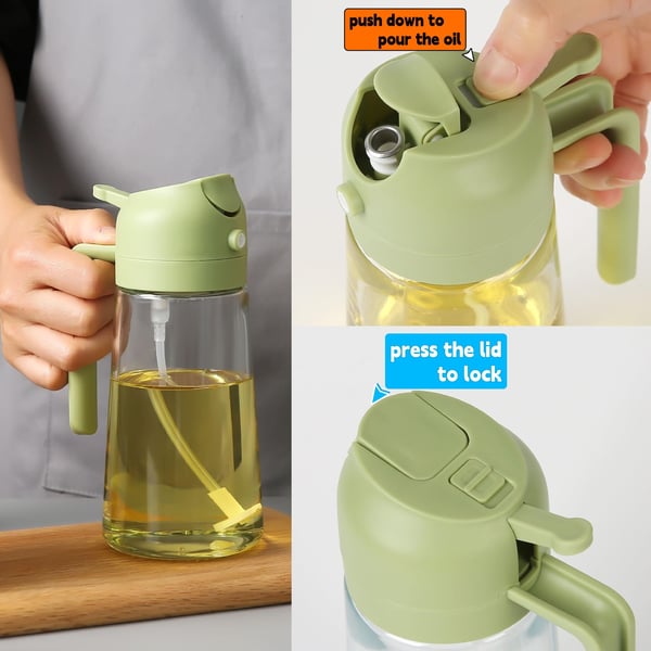 ✨HOT SALE💕2 in 1 Glas Ölzerstäuber & Spender🔥