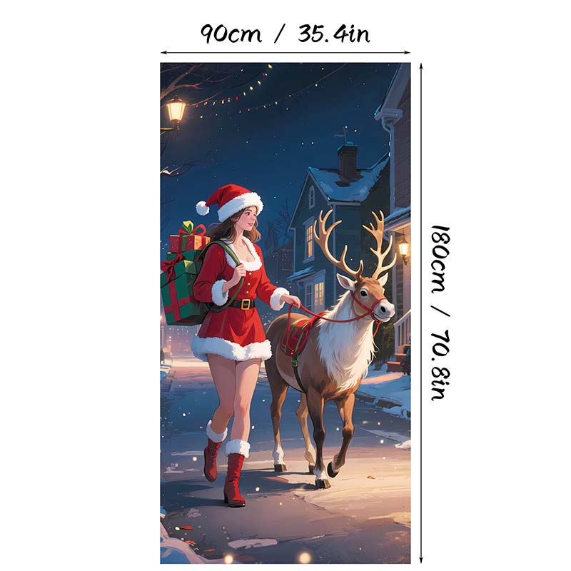 ⏰Weihnachts-Sonderverkauf 50 % Rabatt!!🎄Weihnachts-Türverkleidung für sofortige Weihnachtsdekoration