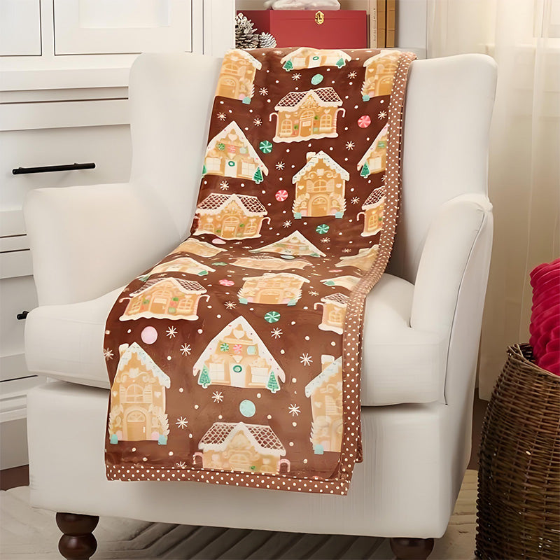 💜 LETZTER TAG DER AKTION – 50 % RABATT 💜Weihnachts-Flauschige Kuscheldecke