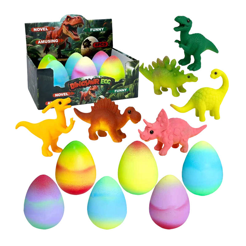 💎 54 % RABATT! 💎🦄6er-Set magische Eier zum Ausbrüten – Dinosaurier, Einhörner und Schmetterlinge | Pädagogisches STEM-Spielzeug für Kinder 🌈🥚