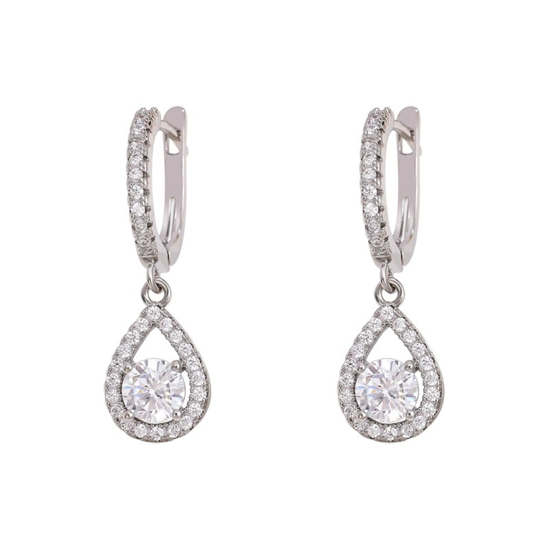 đNeuwaren 50% Rabattđ„Elegant Teardrop Dangle Hoop Earrings