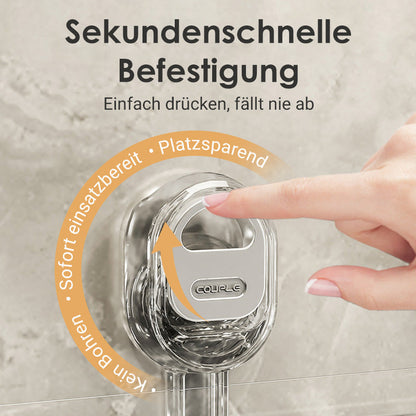 🔥LETZTER TAG – KAUF 1, ERHALTE 1 GRATIS 🔥Aufbewahrungsregal mit Saugnapf und Abflussloch