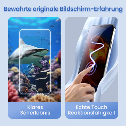 🔥 50% DE DESCUENTO📲🔥 Protector de pantalla de vidrio templado 4K HD/antiespía con eliminación de polvo para iPhone - ¡Fácil instalación!