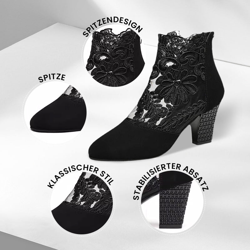 Elegantes tacones altos de mujer con suela suave y encaje.💖🌤️