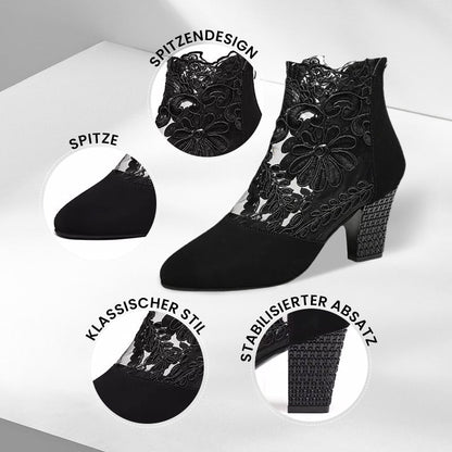Elegantes tacones altos de mujer con suela suave y encaje.💖🌤️