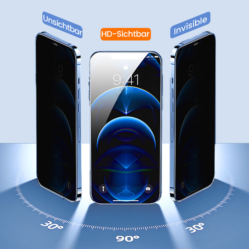 🔥 50% DE DESCUENTO📲🔥 Protector de pantalla de vidrio templado 4K HD/antiespía con eliminación de polvo para iPhone - ¡Fácil instalación!