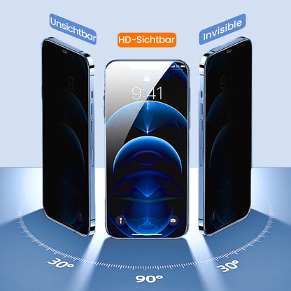🔥 50% DE DESCUENTO📲🔥 Protector de pantalla de vidrio templado 4K HD/antiespía con eliminación de polvo para iPhone - ¡Fácil instalación!