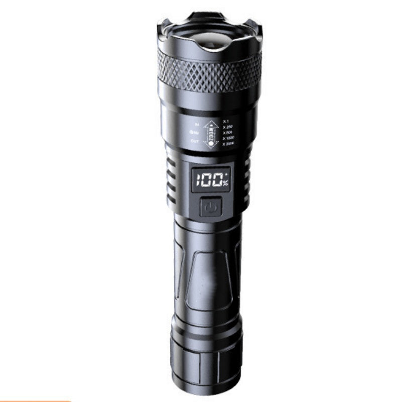 🔦 50% Rabatt + KAUF 2, ERHALT 1 GRATIS! 💥 Superstarke Zoom-Taschenlampe – extrem hell & wasserdicht – perfekt für Outdoor & Notfall!