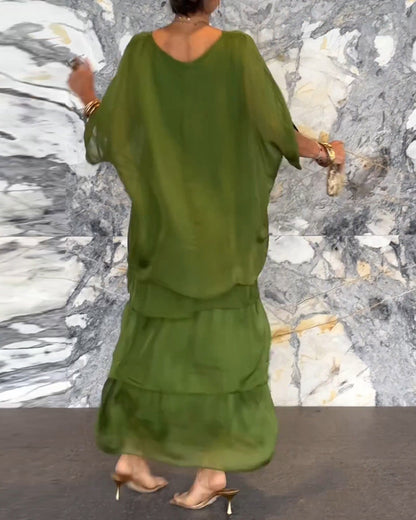 ⏳Zeitlich begrenzter Rabatt💯Künstlerischer Stil Kleid