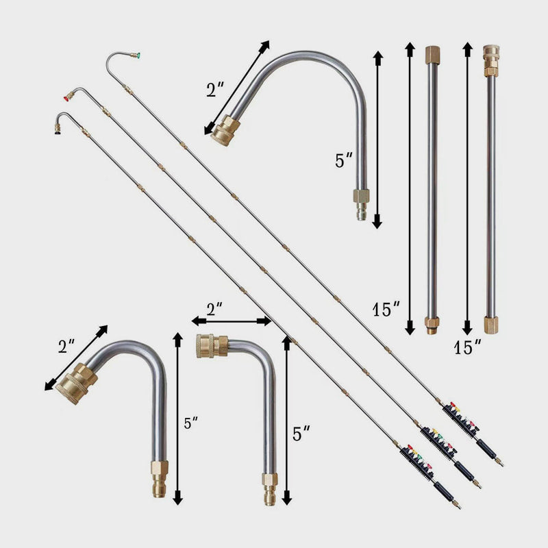 Hochdruckreiniger-Stab-Set 4000 PSI – Tiefenreinigung, Ergonomisches Design & Langlebige Konstruktion 🔧