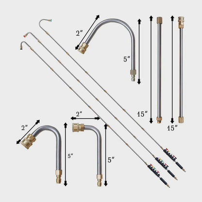 Hochdruckreiniger-Stab-Set 4000 PSI – Tiefenreinigung, Ergonomisches Design & Langlebige Konstruktion 🔧
