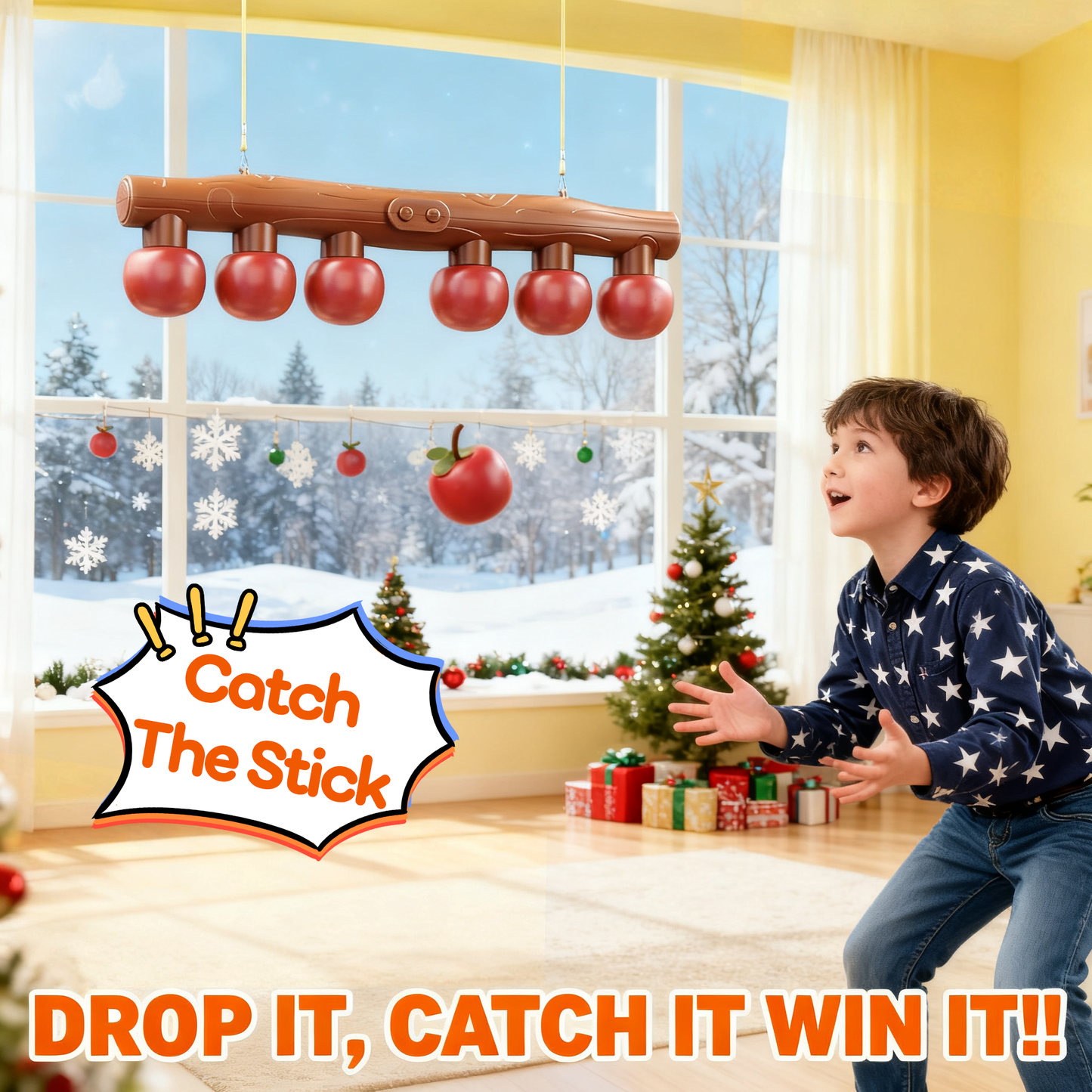 ⏰Weihnachten Verkauf 50% Rabatt!!🎁✨Reflektierendes Drop Stick Challenge Spielset