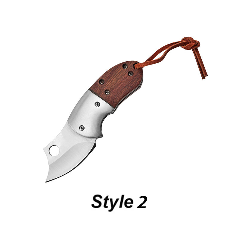 🔪Navaja plegable de resorte de acero inoxidable para exteriores💥