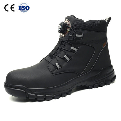 🔥Versandkostenfrei - Rutschfeste, leichte Sicherheitsstiefel der Klasse S3 für Unisex, ✅👍 mit stoßfesten Spikes, Anti-Smash- und Anti-Kompressions-Funktion