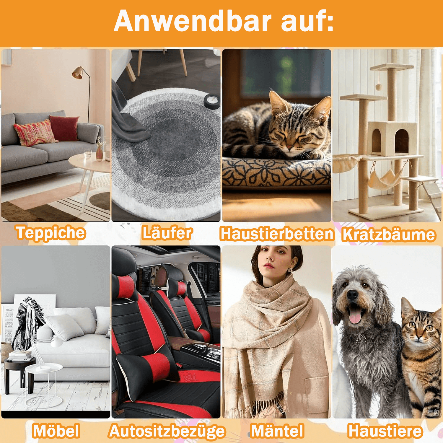 🔥Letzter Tag🐶🐱Antistatische Handschuhe zum Entfernen von Tierhaaren