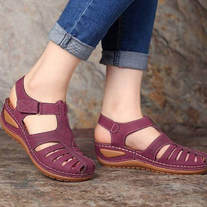 🔥Promoción - 50% de descuento🎉-Sandalias ortopédicas ligeras de piel de máxima calidad.