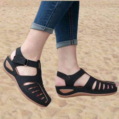 🔥Promoción - 50% de descuento🎉-Sandalias ortopédicas ligeras de piel de máxima calidad.