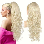 💜 LETZTER TAG DER AKTION – 50 % RABATT 💜 Clip-on-Haarverlängerung für welligen Pferdeschwanz