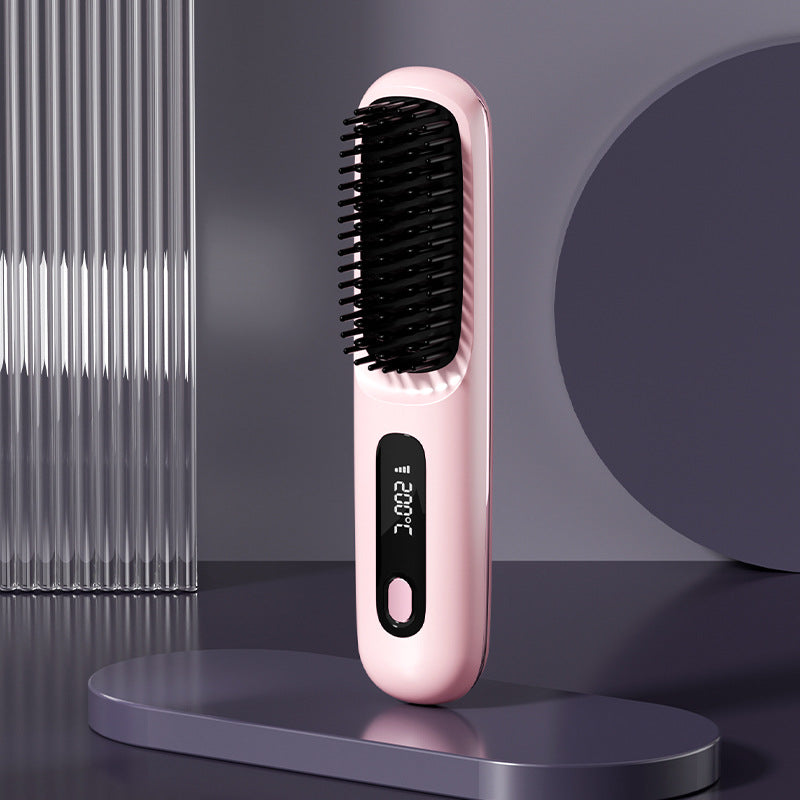 ✨Letzter Tag Sonderpreis €29.99!!💥Kabelloser Keramik-Heiz-Haarglättungskamm💇‍♀️
