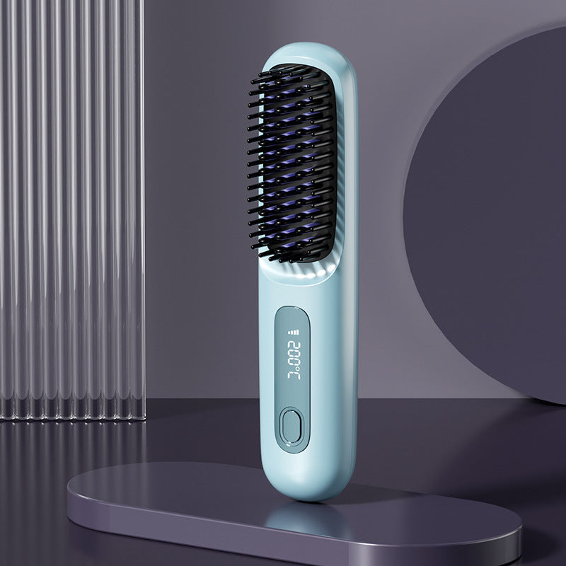 ✨Letzter Tag Sonderpreis €29.99!!💥Kabelloser Keramik-Heiz-Haarglättungskamm💇‍♀️