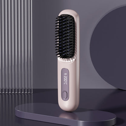 ✨Letzter Tag Sonderpreis €29.99!!💥Kabelloser Keramik-Heiz-Haarglättungskamm💇‍♀️