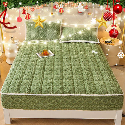 🔥Black-Friday-Mega-Angebot – 50 % Rabatt!💖 Winter-Bettlaken-Set 3-teilig, strapazierfähig & wärmeverstärkt für Zuhause