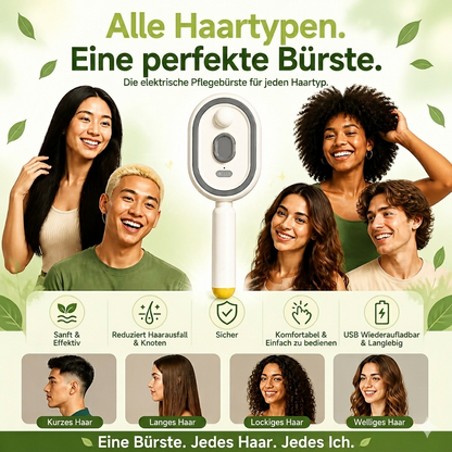 Elektrische Sprüh- & Massage-Haarbürste