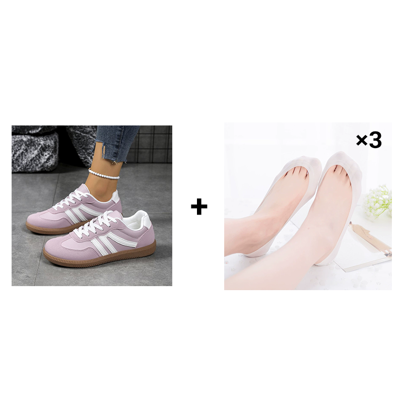 🏆Blitzangebot⚡Über 5K+ verkauft!💥!Damen Stylische Runde Zehen Rutschfeste Freizeitschuhe