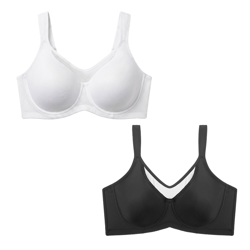 Damen eleganter transparenter Vollschalen-BH in großen Größen