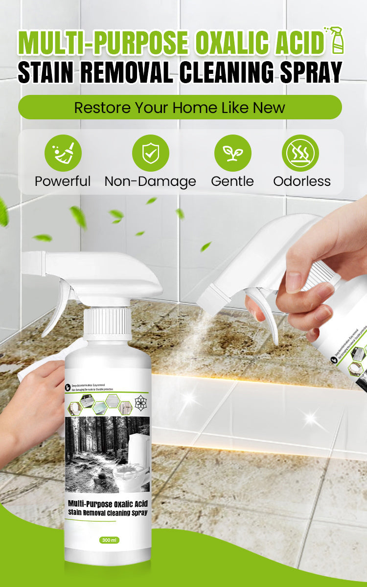 ⏰VENTA LIMITADA -50% ¡DESCUENTO!🔥🌿Limpiador de manchas con ácido oxálico de alta eficacia Limpiador de manchas con ácido oxálico de alta eficacia