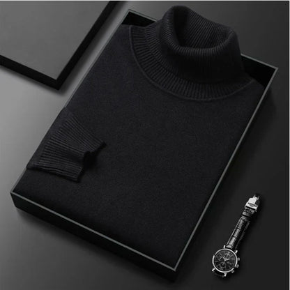 🔥🔥Kostenloser Versand✨ Premium Kaschmirpulli Herren Einfarbig - Weiches Wohlfühlgarn mit Moderner Passform für Business & Freizeit 👔🎯