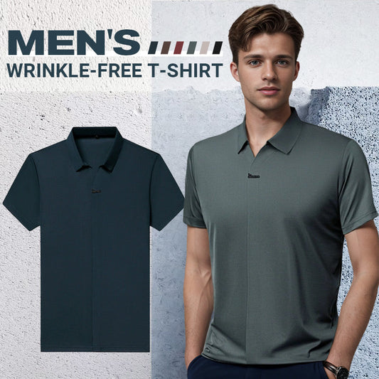 🎁Hot Sale 46% OFF⏳Men's Casual Revers Atmungsaktiv Knitterfrei T-shirt